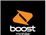 Boost mobile logo.