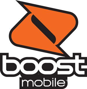 Boost mobile logo black white.