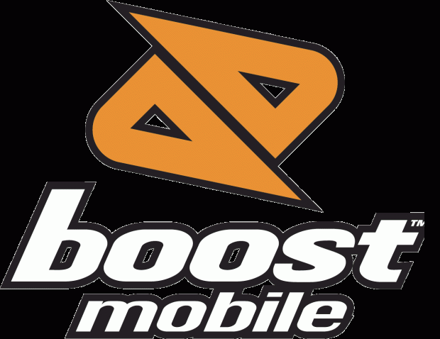 Boost mobile logo wide.