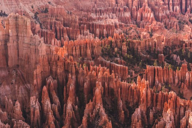 Bryce Canyon National Park Sunrise Point at Utah 4K Wallpaper.