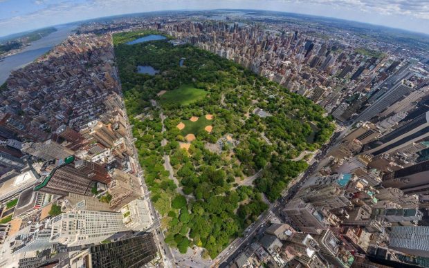 Central Park New York Sky desktop PC wallpapers.