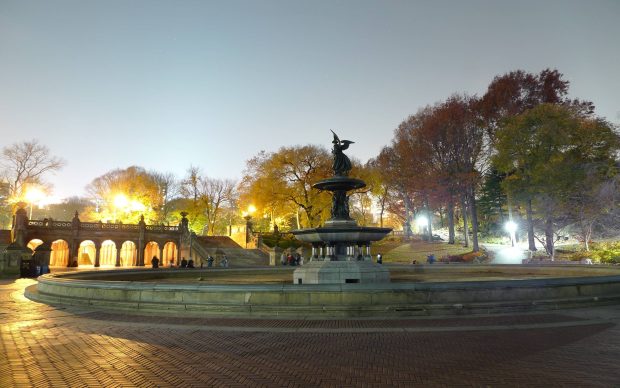 Central Park Night Computer Desktop Backgrounds.