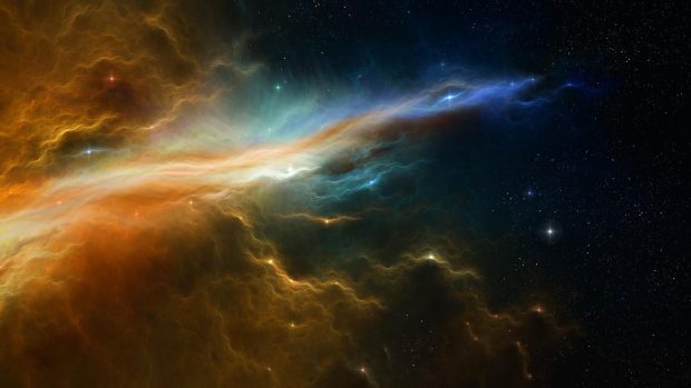 Colorful Galaxy Desktop Wallpaper Free Download.