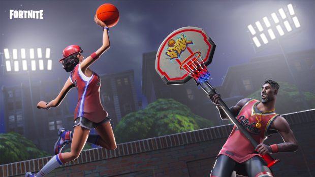 Cool Fortnite Basketball Skins Wallpaper.