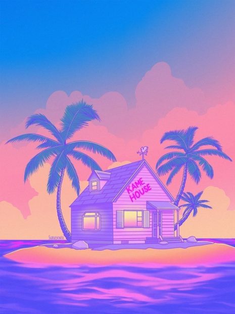 Cute Summer aesthetic wallpaper 4.