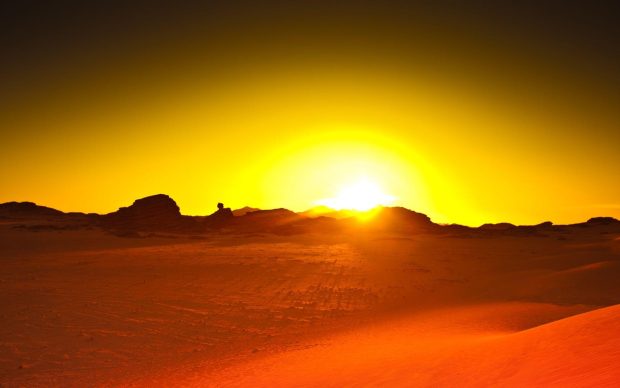 Desert Sunset Sonoran Sahara Wallpapers Desktop.