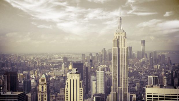 Empire state building manhattan new york city wallpapers.