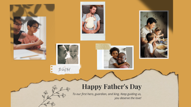 Fathers Day Photo Collage HD Wallpaper.