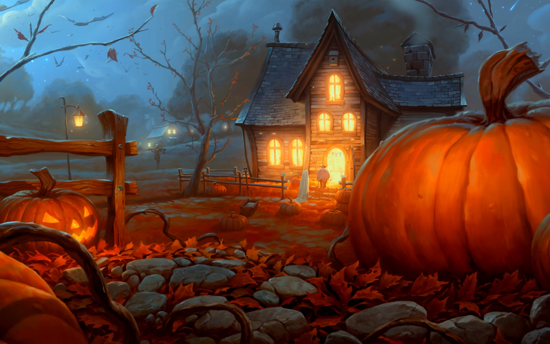 Halloween computer background 4.