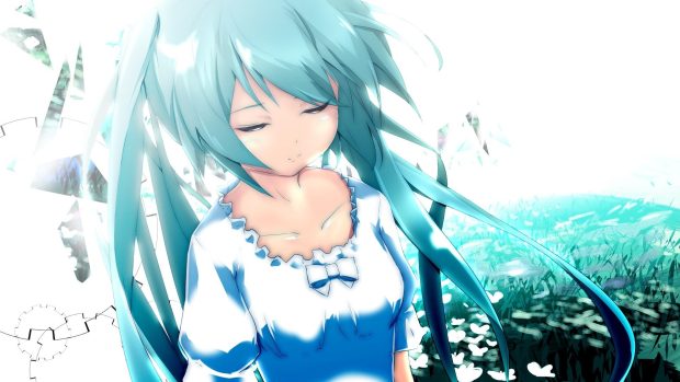 Hatsune Miku Cool Anime Wallpaper.