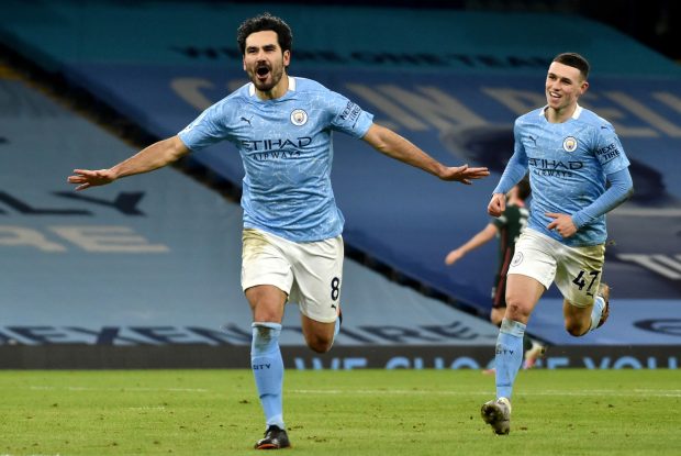 Ilkay Gundogan 2021 Man City Champion Premier League 2021 Photo'.