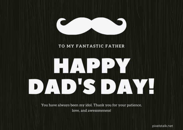 Moustache Fathers Day Backgrounds.