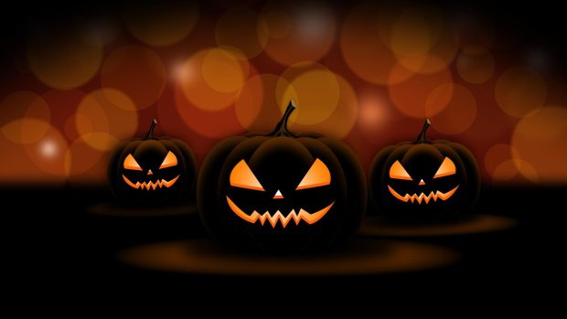 Pumpkin Halloween Background 1.