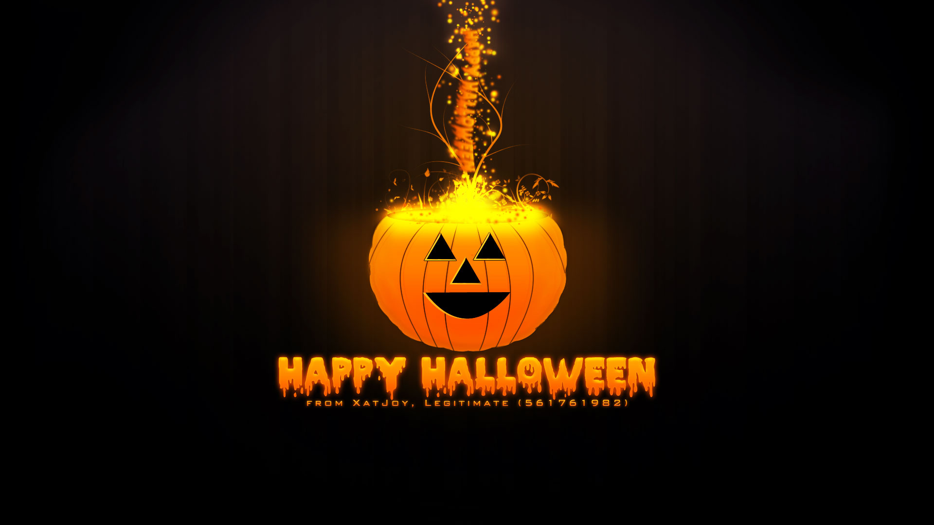 Pumpkin Halloween Background for Desktop 4.