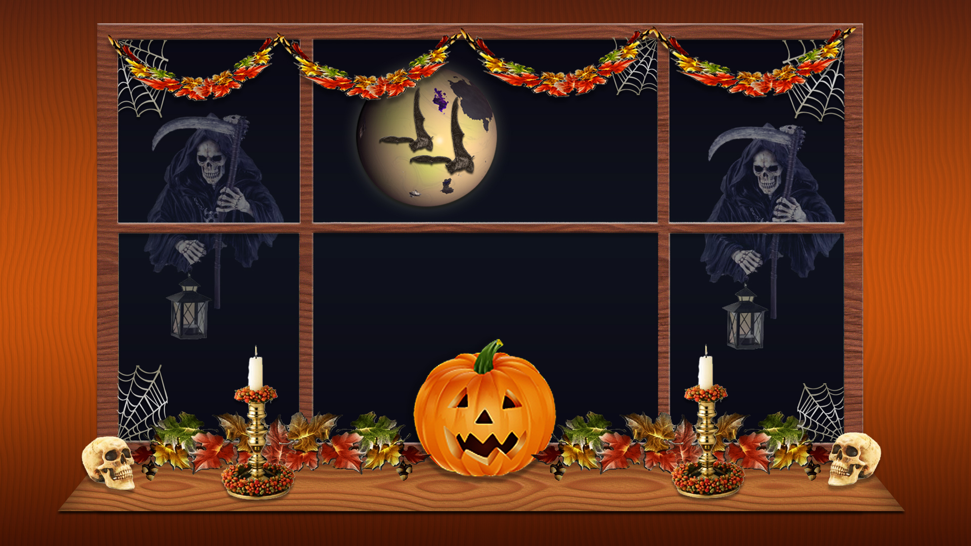 Scary Backgrounds for Halloween 1.