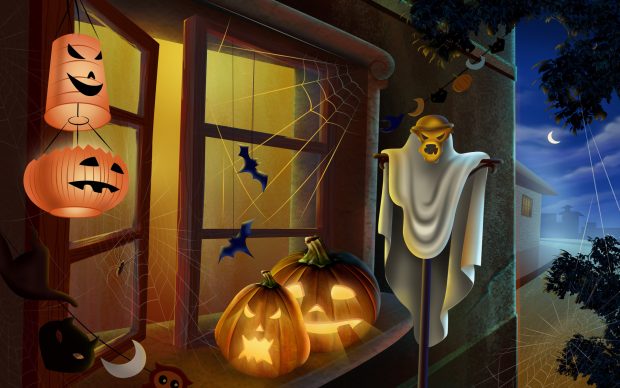 Scary Halloween Background 7.