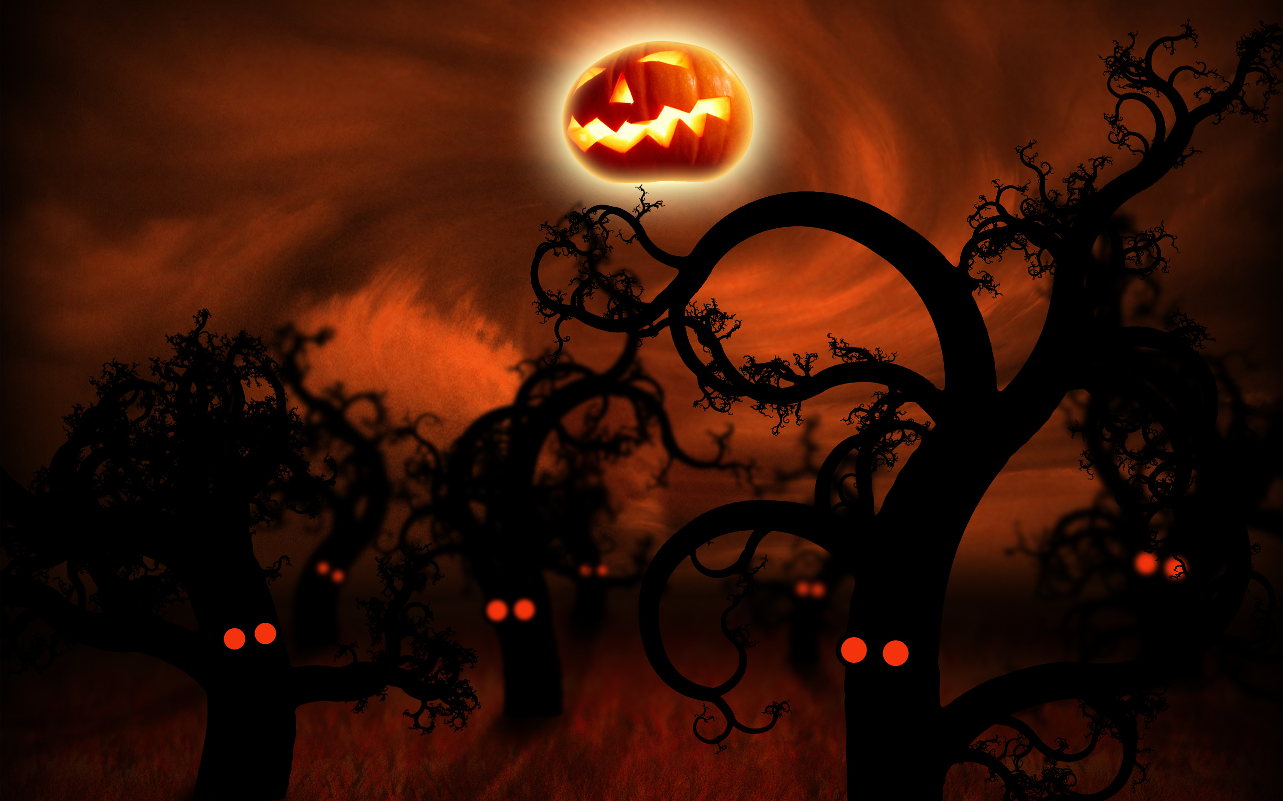 Scary Halloween Desktop Background 7.