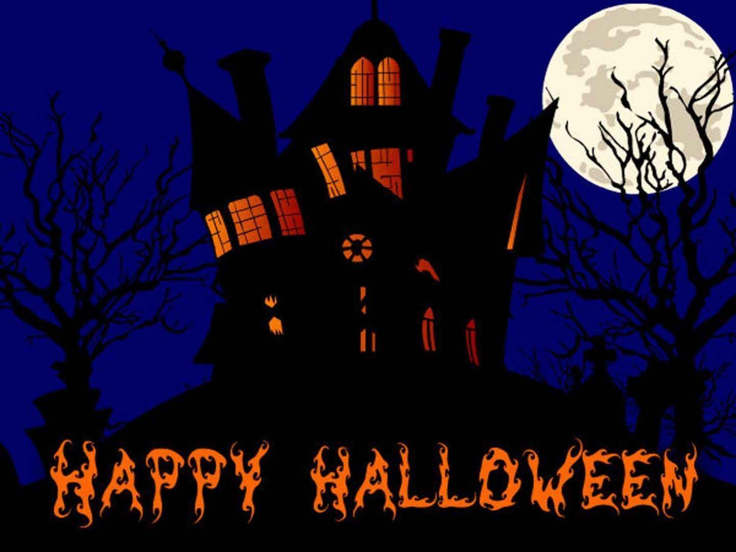 Scary House Halloween 2020 Wallpaper HD.