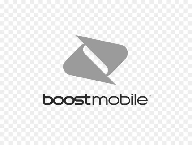 Transparent Boost mobile logo.