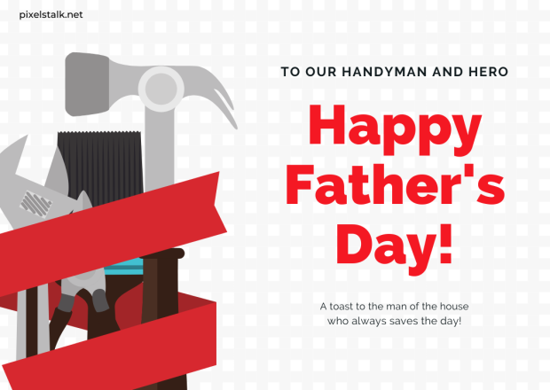 Vectored Tools Fathers Day Wallpaper.