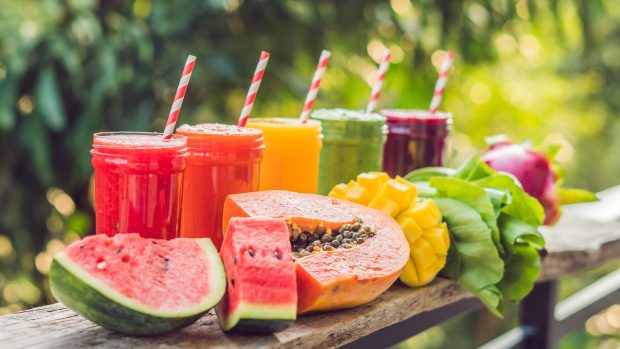 Wallpapers Summer  drinks  smoothies  watermelon  mango 7680x4320 UHD 8K Image.