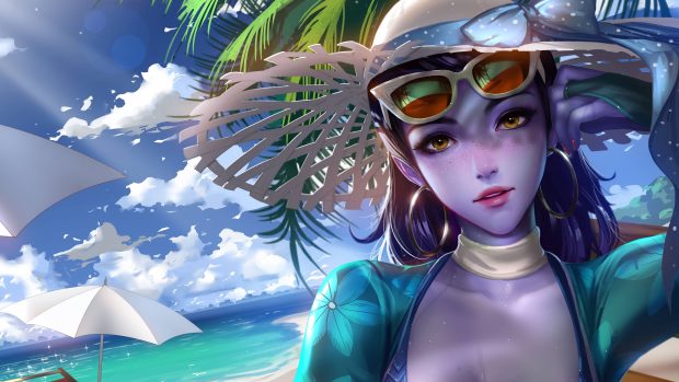 Widowmaker Summer Overwatch 8K.