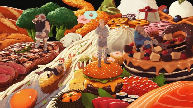 3840x2160 Anime Food Wallpaper on Thanksgiving Day.