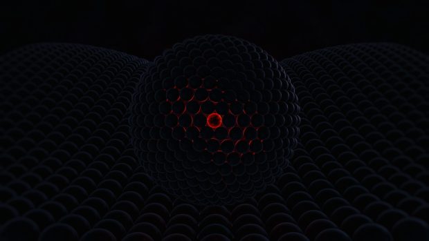 3D 4K Red Wallpaper.