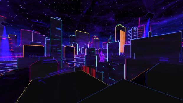 4K Neon City Wallpaper HD for Mac.