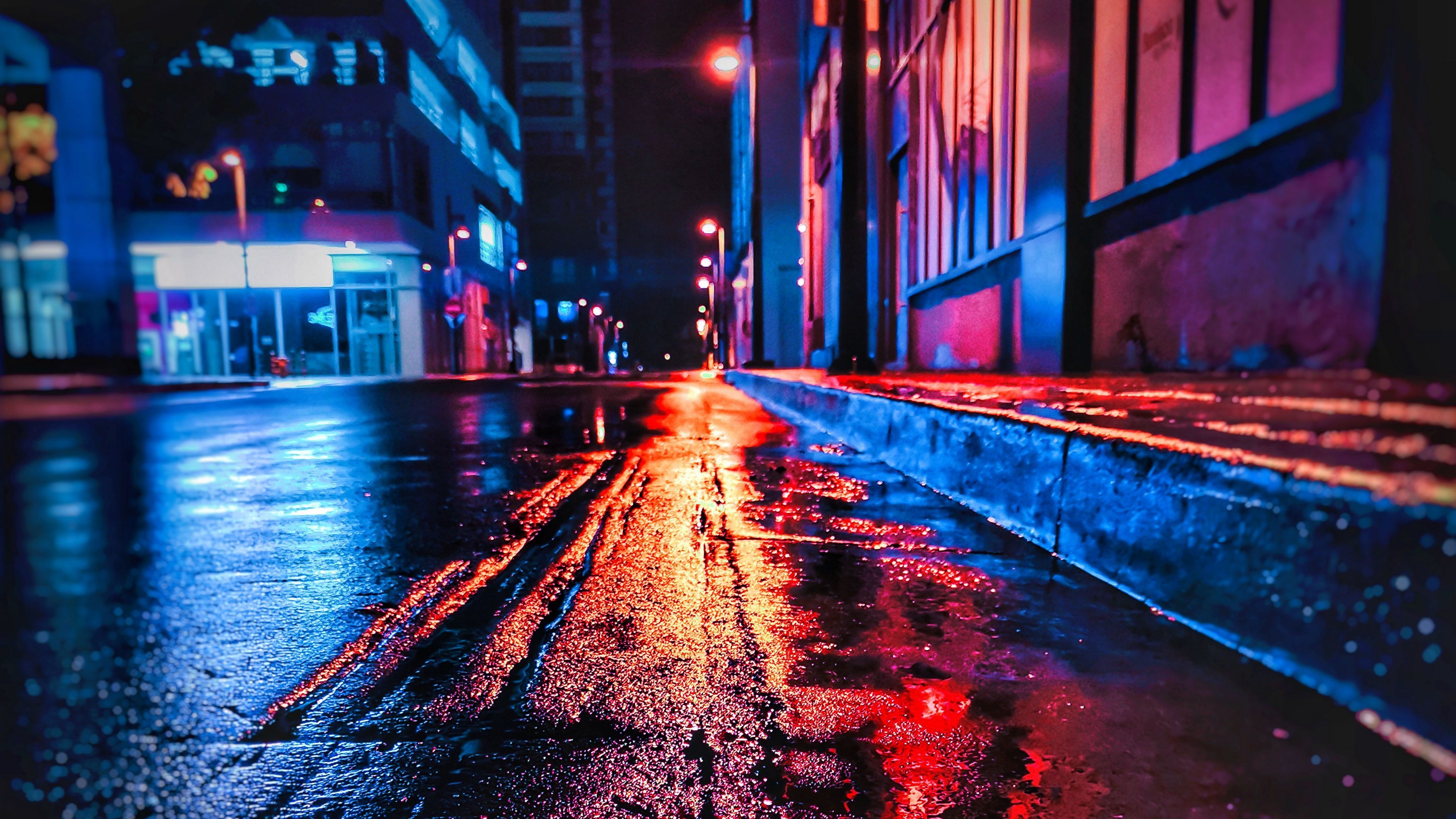 Free Download 4k Neon City Computer Wallpapers Hd Pixelstalk Net