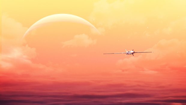 4K Plane Wallpaper Computer.