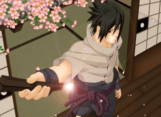 4K Sasuke Image.