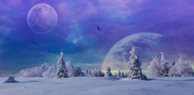 4K Winter Wide Screen Wallpaper HD.