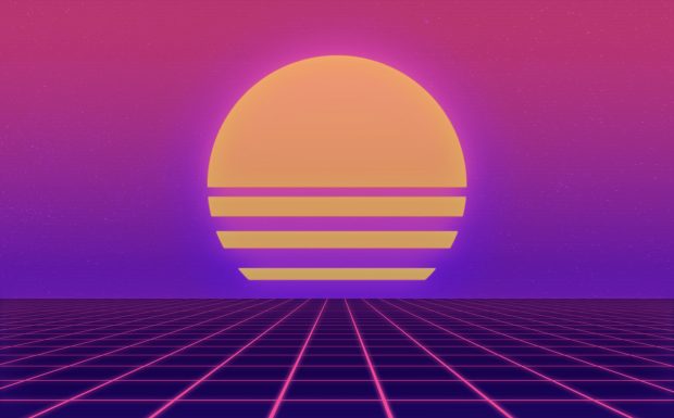 80s Aesthetic 4K Wallpaper.