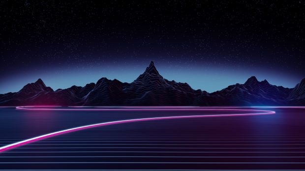 80s Aesthetic HD Wallpaper Free download.