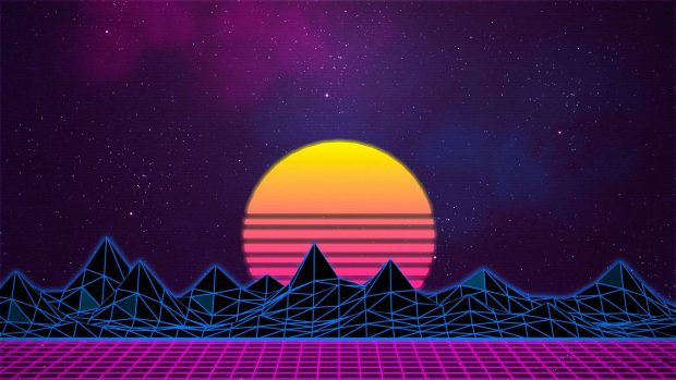 80s Aesthetic Wallpaper Free Download.