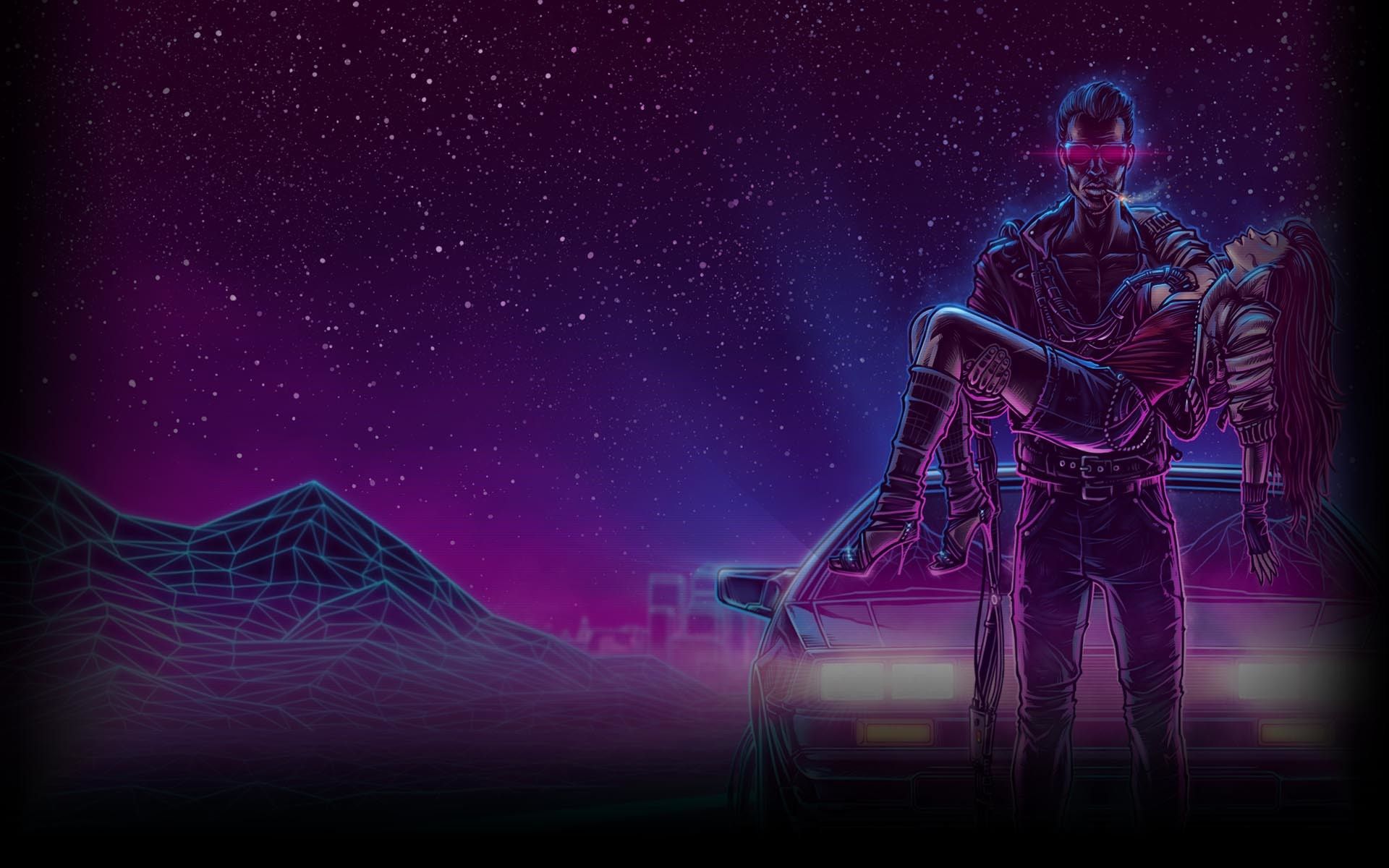 GIF 80s synthwave retro anime  animated GIF on GIFER  by Kezel