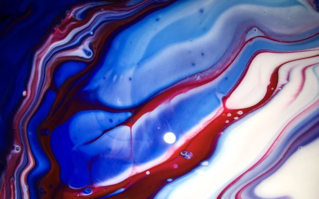 Abstract Cool Red and Blue Wallpaper.