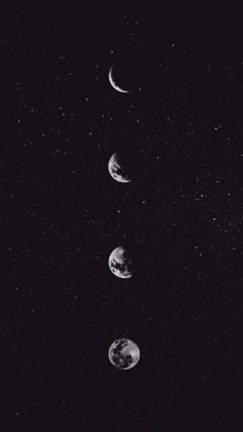 Aesthetic Black iPhone HD Wallpaper.