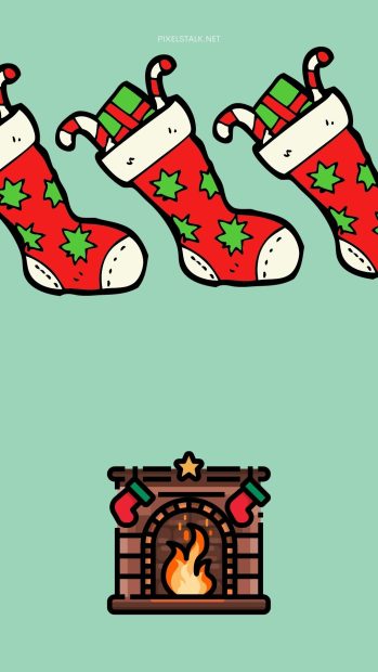 Aesthetic Christmas iPhone Wallpaper.