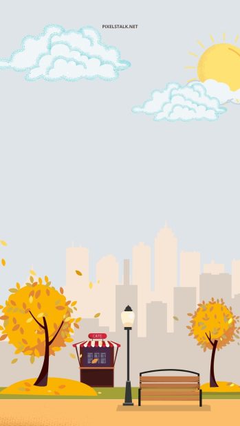 Aesthetic Fall Wallpaper for iPhone.