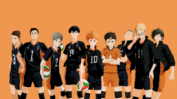 Aesthetic Haikyuu 4K Wallpaper.