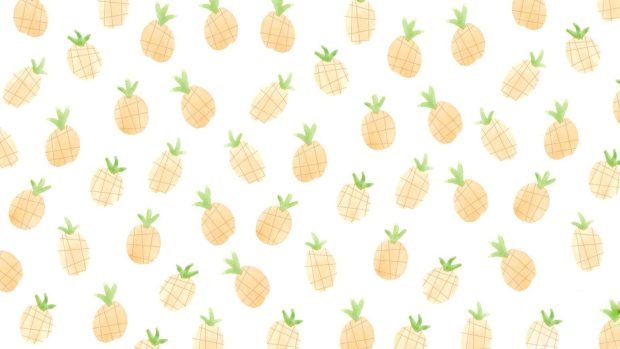 Aesthetic Pineapple Wallpaper 1920x1080.