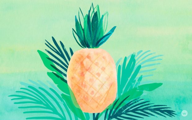 Aesthetic Pineapple Wallpaper Free Download.