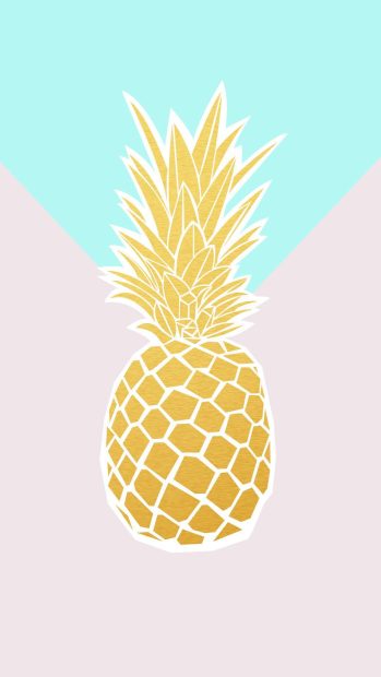 Aesthetic Pineapple Wallpaper for Android.
