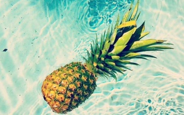 Aesthetic Pineapple Wallpaper for Desktop.