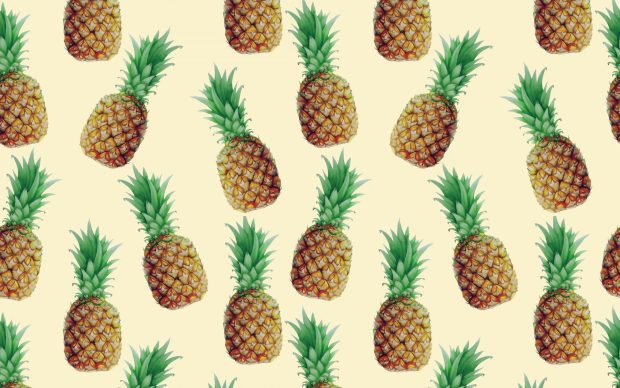 Aesthetic Pineapple Wallpaper for Mac.