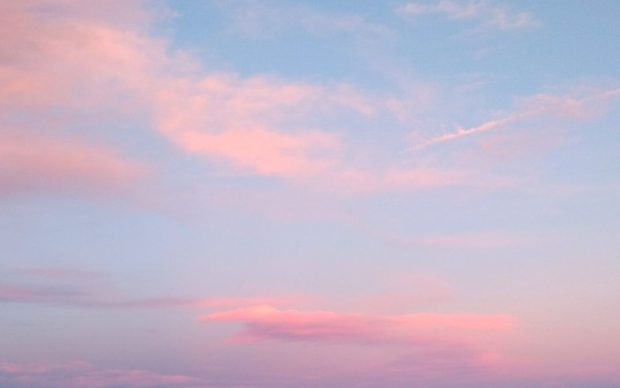 Aesthetic Pink Cloud HD Wallpaper Free download.