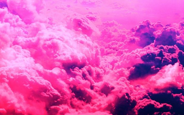 Aesthetic Pink Cloud Wallpaper HD Free download.