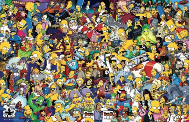 Aesthetic Simpsons Wallpaper.